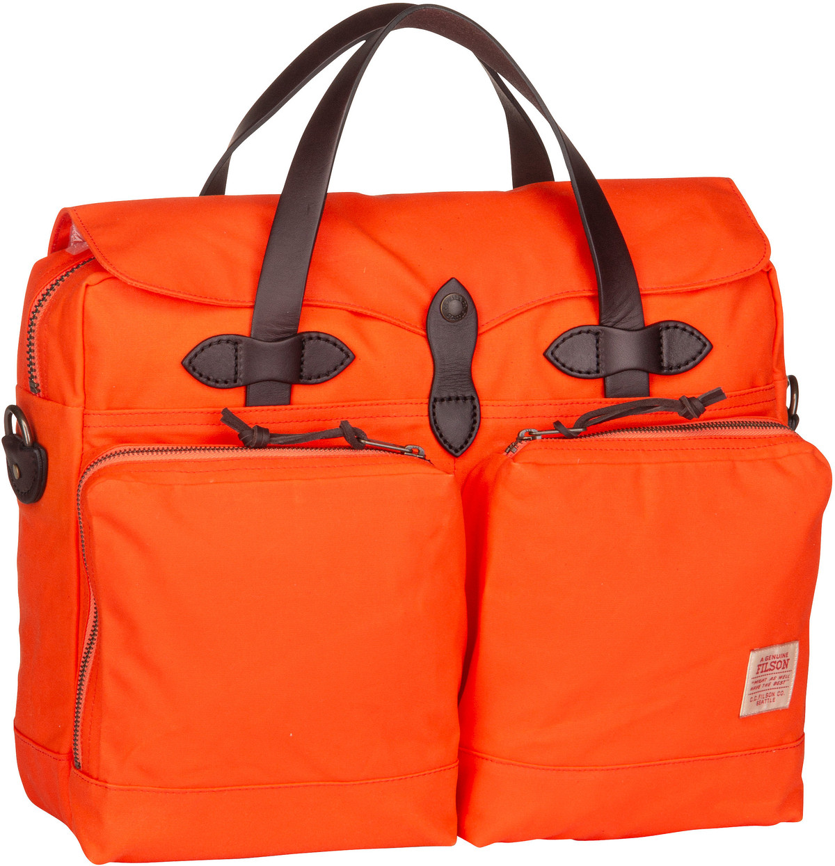 Filson 24 Hour Tin Briefcase  in Orange (15 Liter), Aktentasche von Filson