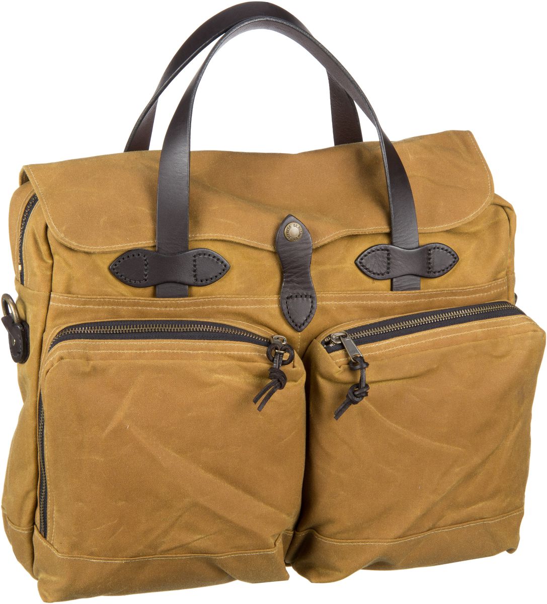 Filson 24 Hour Tin Briefcase  in Cognac (15 Liter), Aktentasche von Filson