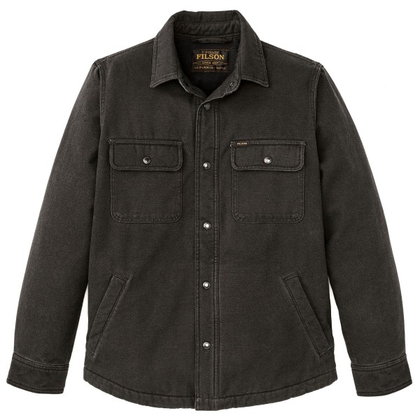 Filson - Fleece Lined Jac-Shirt - Freizeitjacke Gr 3XL schwarz von Filson