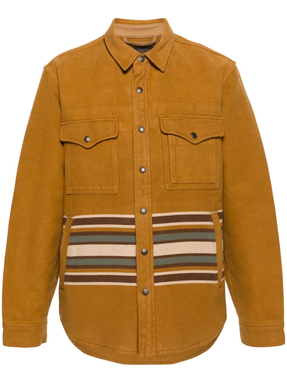 Filson Gestreifte Hemdjacke - Gelb von Filson