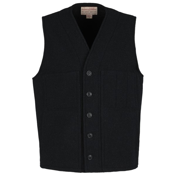 Filson - Mackinaw Wool Vest - Wollweste Gr XL schwarz von Filson