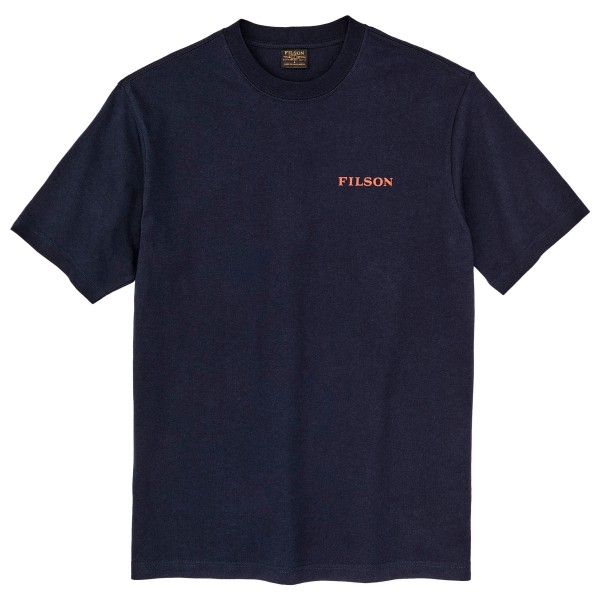 Filson - S/S Frontier Logo T-Shirt - T-Shirt Gr XXL blau von Filson
