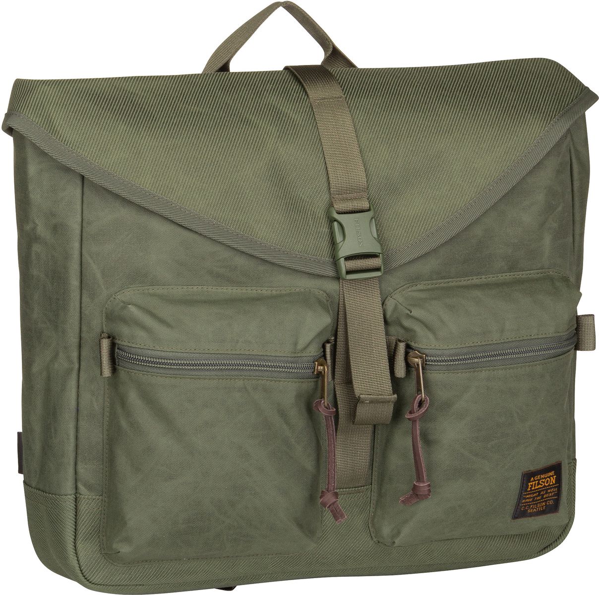 Filson Surveyor Messenger Bag  in Oliv (10.1 Liter), Umhängetasche von Filson