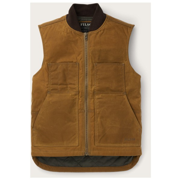 Filson - Tin Cloth Insulated Work Vest - Winterweste Gr L braun von Filson