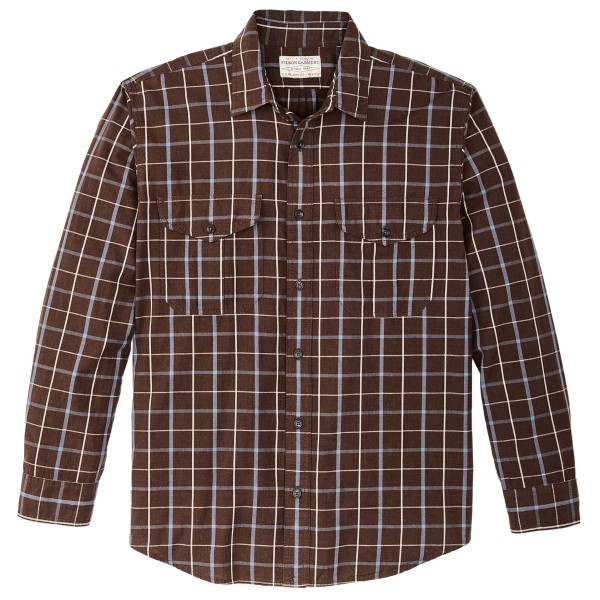 Filson - Washed Feather Cloth Shirt - Hemd Gr L braun von Filson