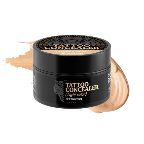 Tatt-oo Deck -Up -Make -Up, Körper Concealer, Wasserdichte Haut Concealer Mit Hoher Abdeckung, Wasserdichte Und Lang Anhaltende Abdeckung, 20G, Für Frauen Und Männer, Erwachsene von Filvczt