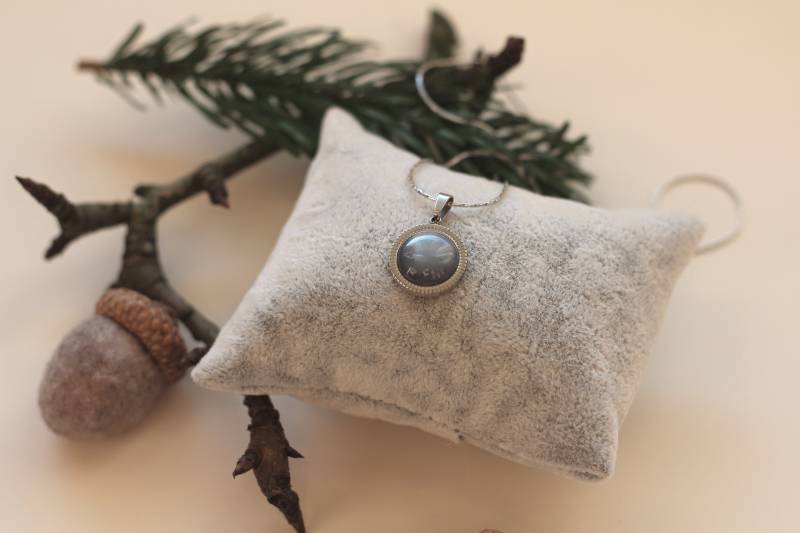 Kette Mit Anhänger in Edelstahl Kette Mit Anhänger in Edelstahl von FilzArtundGefunkel