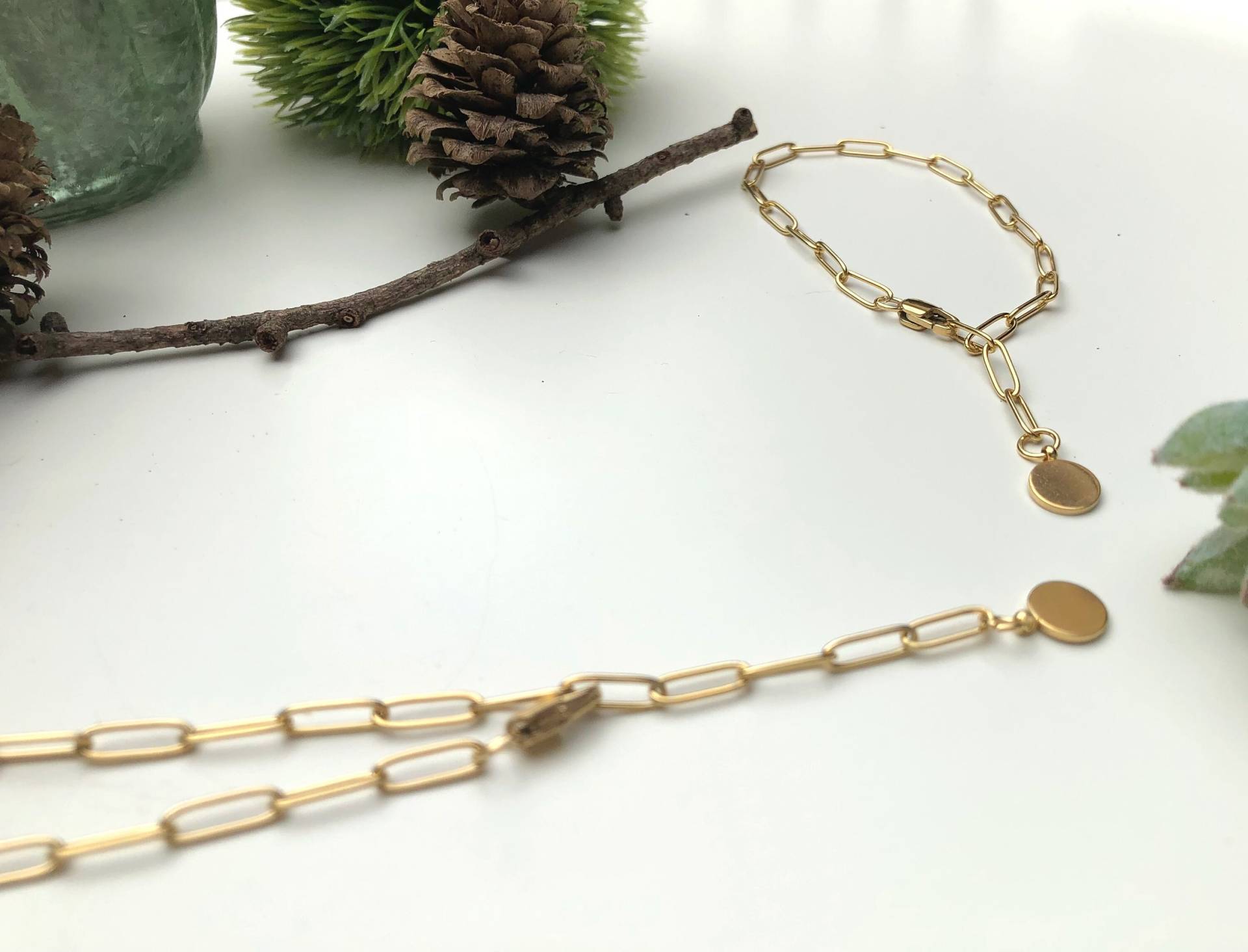 Lassokette Mit Passendem Armband Lassokette Mit Passendem Armband von FilzArtundGefunkel