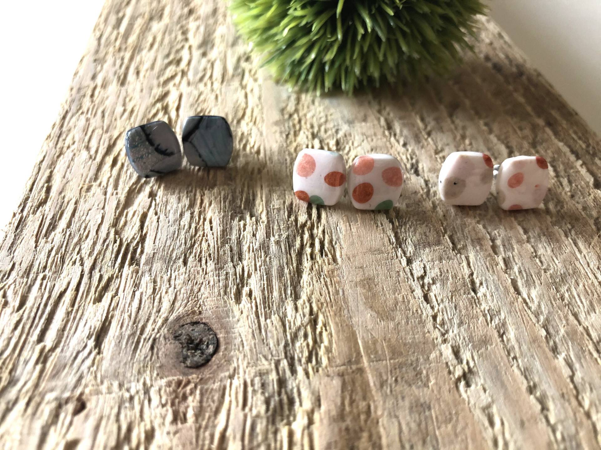 Ohrstecker Aus Polymer Clay Ohrstecker Aus Polymer Clay von FilzArtundGefunkel