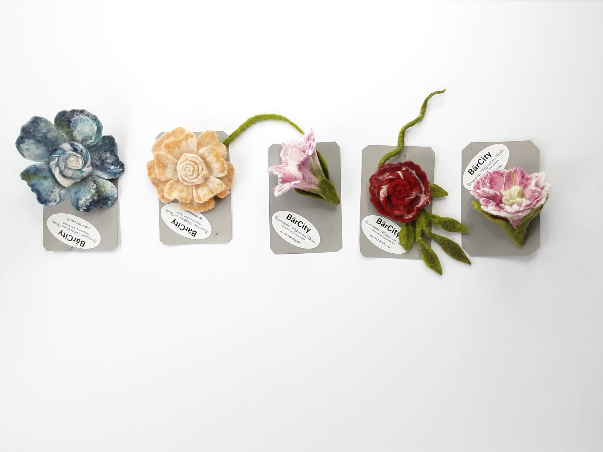 Edle Filz-Brosche, Blume Gefilzt, Filzblüte, Filz Blumen, Schmuck, Blüten, Blüten Geschenk Weihnachten Mutter, Freundin von FilzatelierBaerCity