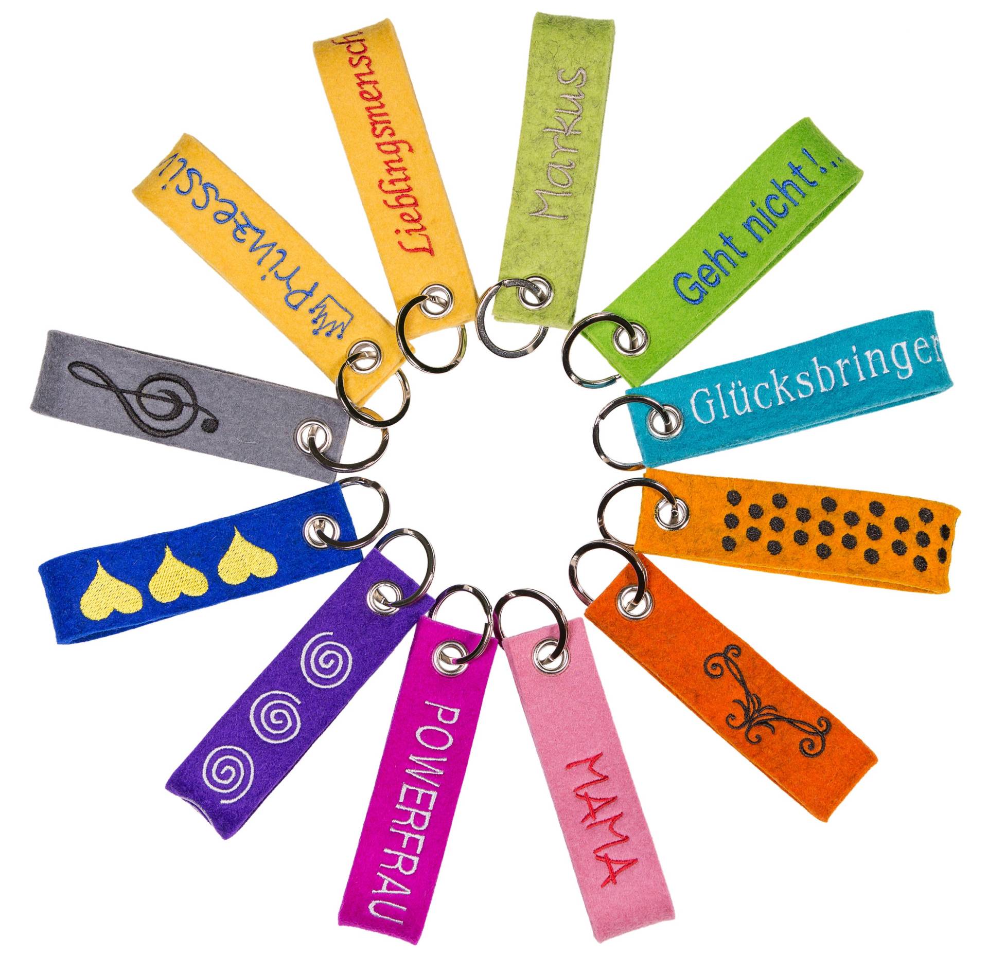 Filz Wollfilz Schlüsselanhänger Individuell Personalisierbar Geschenk Abitur Mitbringsel Filz Wollfilz Schlüsselanhänger Individuell Personalisierbar Geschenk Abitur Mitbringsel von FilzlausSpalt