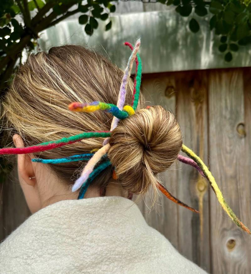 Haargummi Fransig - Filz von Filzmobil