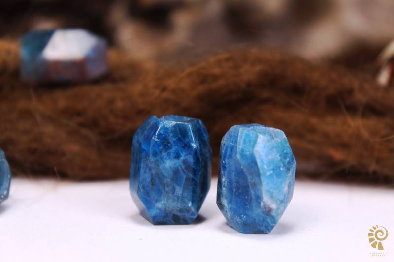 2 Stück Dreadlockperlen | Apatit Dreadbead Dreadschmuck von FimonacciArtifacts
