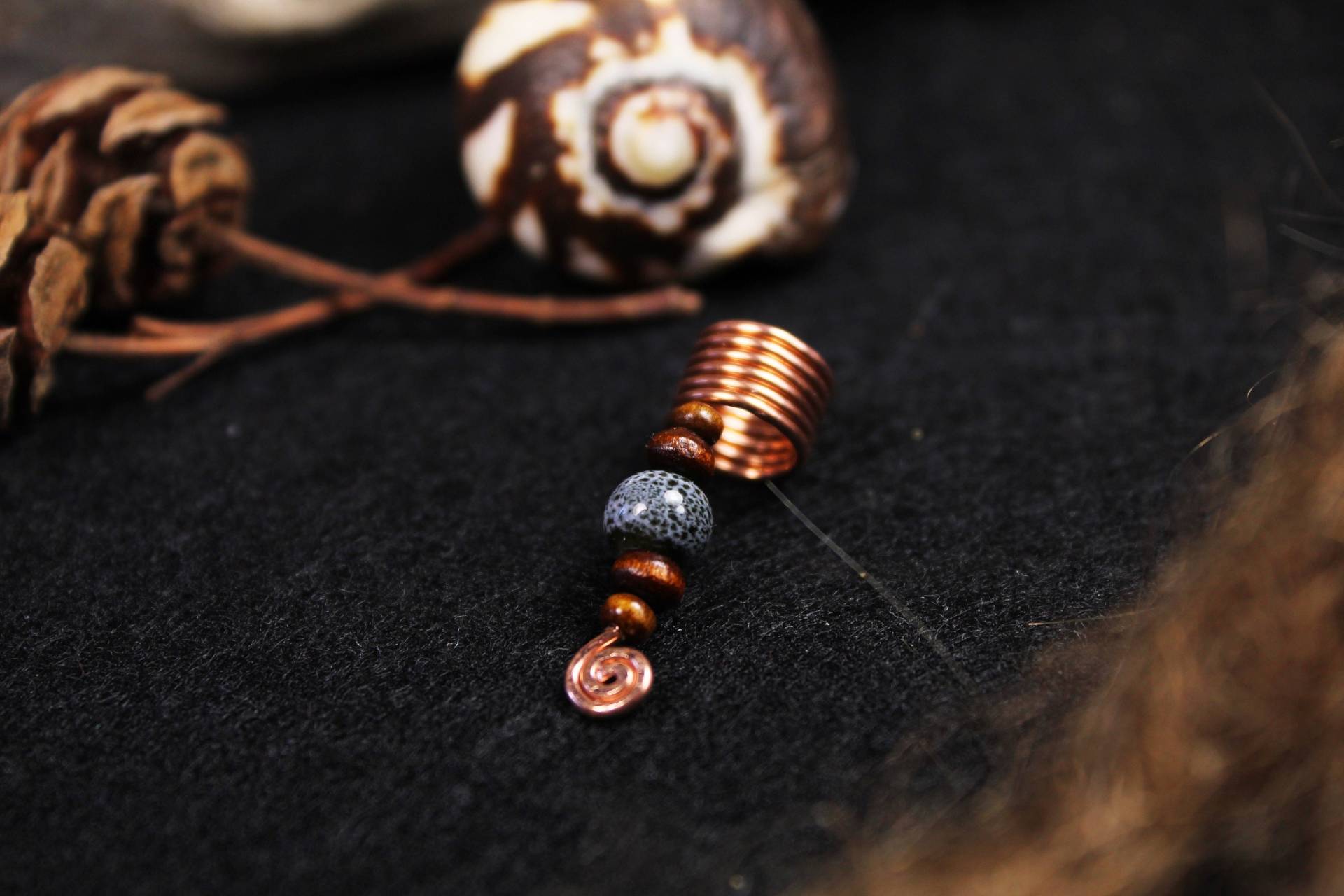 Dreadschmuck | Drahtperle Für Dreads Dreadperle Hippieschmuck Boho von FimonacciArtifacts