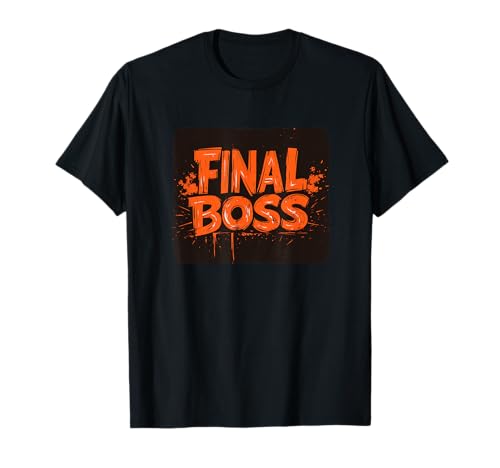 Final Boss Logo für Jungen und Mädchen T-Shirt Final Boss Logo für Jungen und Mädchen T-Shirt von Final Boss Outfit
