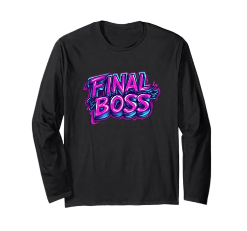 Nice Final Boss Speech für Erwachsene und Kinder Langarmshirt Nice Final Boss Speech für Erwachsene und Kinder Langarmshirt von Final Boss Outfit