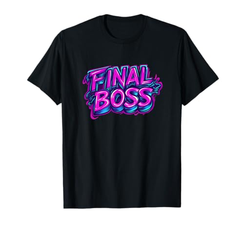 Nice Final Boss Speech für Erwachsene und Kinder T-Shirt von Final Boss Outfit
