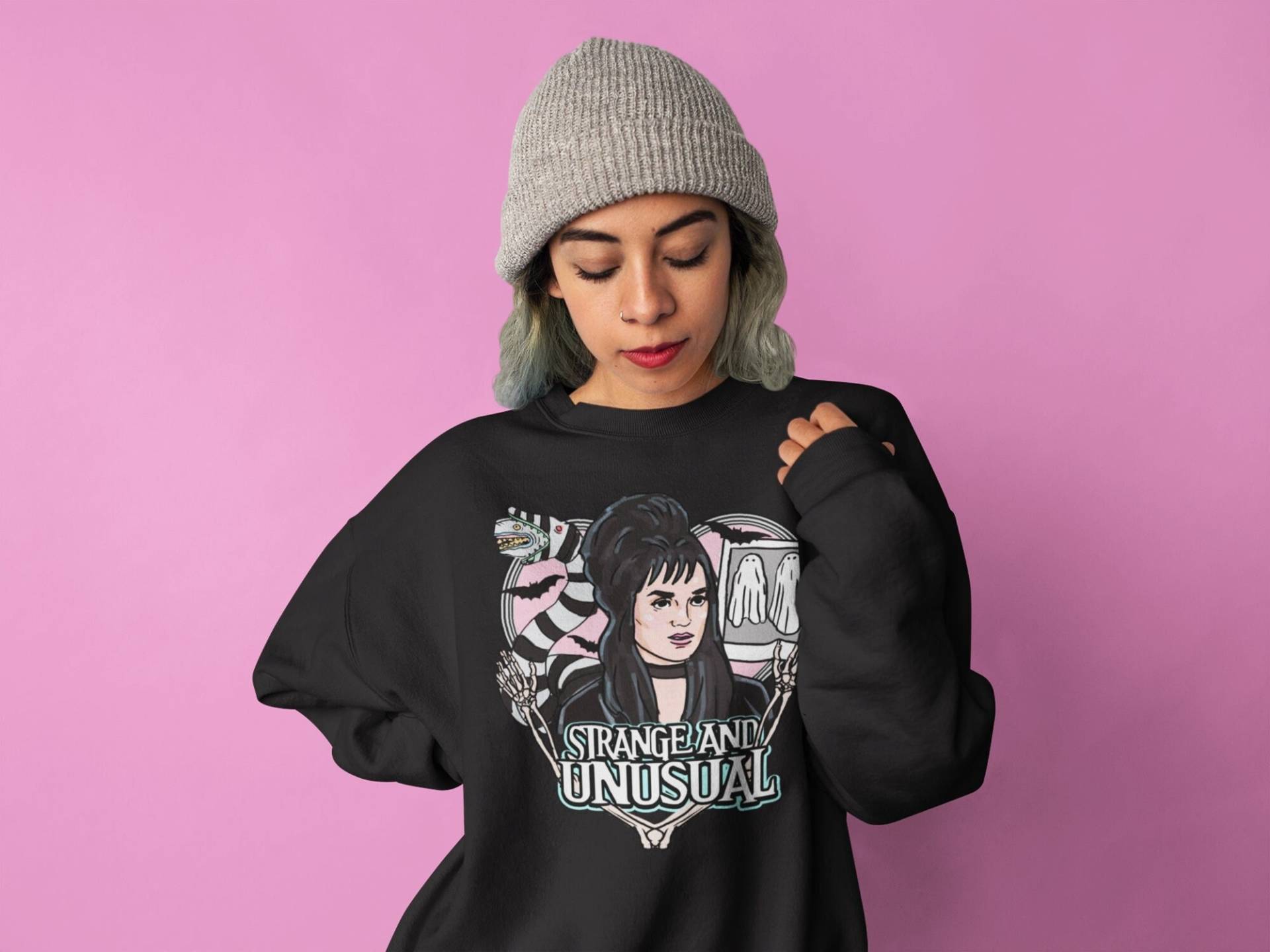 Seltsam Ungewöhnliches Sweatshirt, 80Er Jahre Vintage Pastell Sweatshirt von FinalgirlTShirts