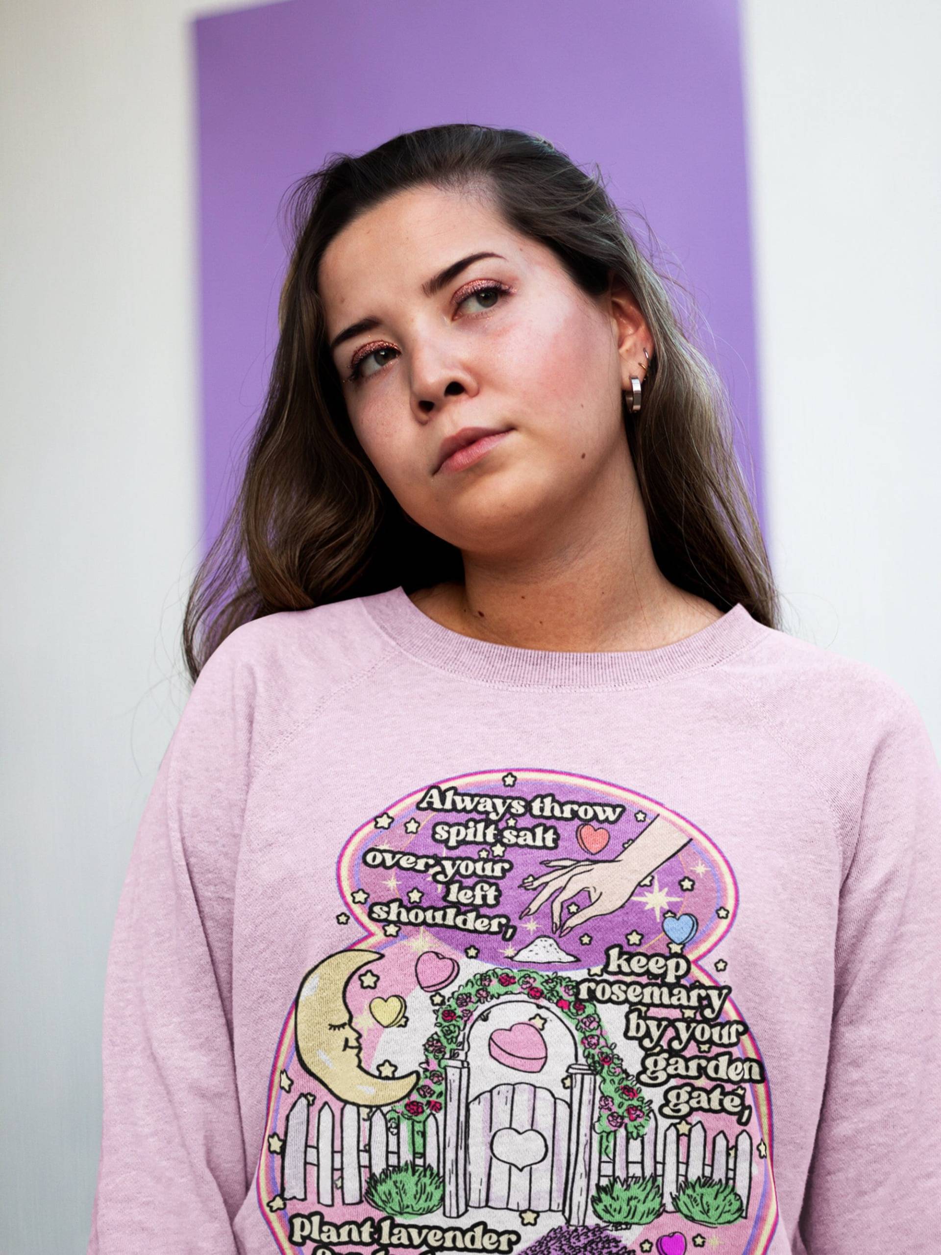 Zauberhafte Zaubersprüche Sweats, Retro Kawaii 80Er Vintage Pastell Sweatshirt, 90Er Hexen Film Sweatshirt von FinalgirlTShirts