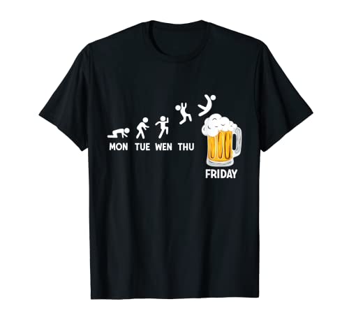 Herren Endlich Freitag Wochenende Bierliebhaber T-Shirt Herren Endlich Freitag Wochenende Bierliebhaber T-Shirt von Finally Friday weekend beer drinking beer lover