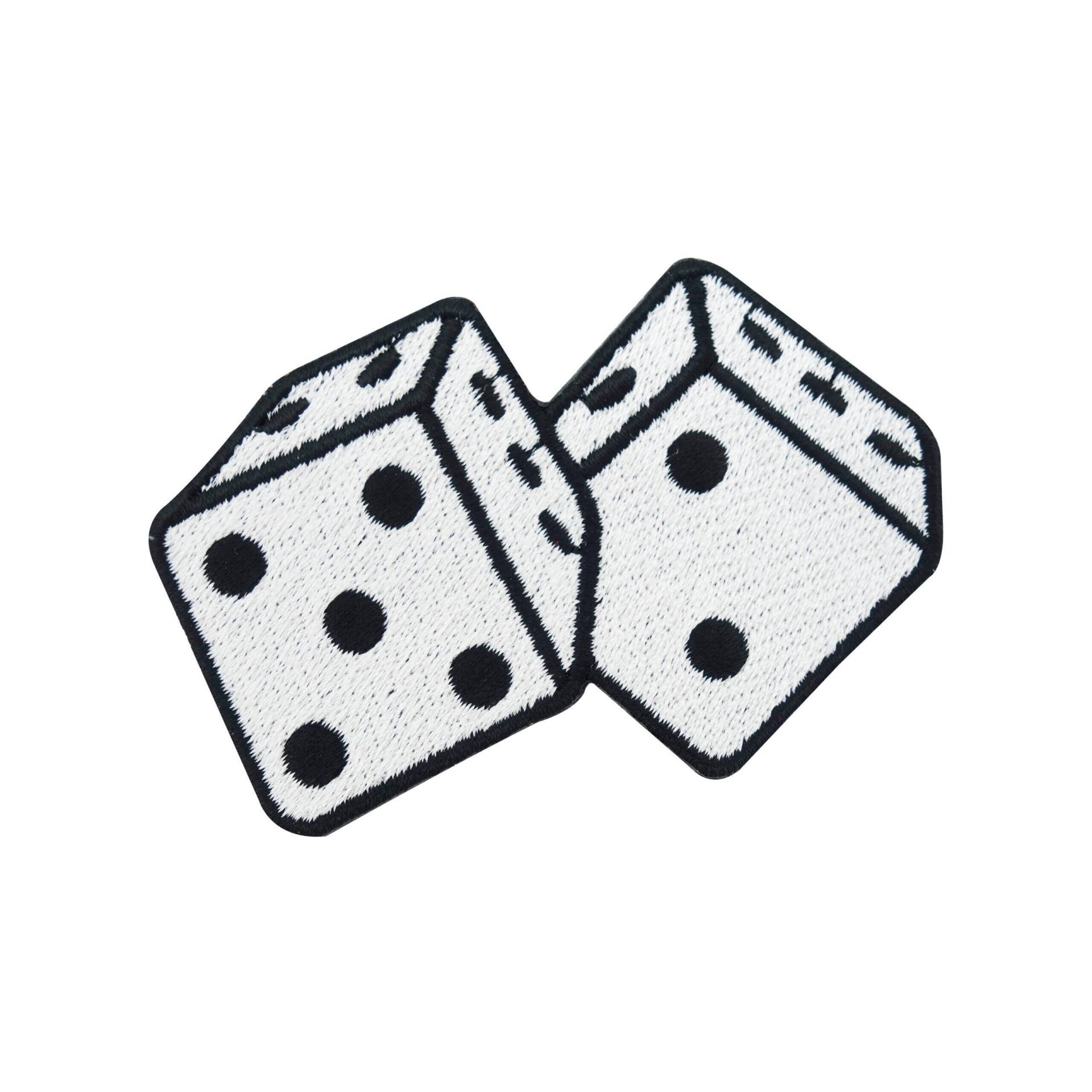 Aufnäher Casino Würfel Bügelbild Patch Zum Aufbügeln | Spiel Poker Blackjack Zahlen Glück Glücksspiel Bügelbilder Patches, Aufbügelmotive von FinallyHomeDesign