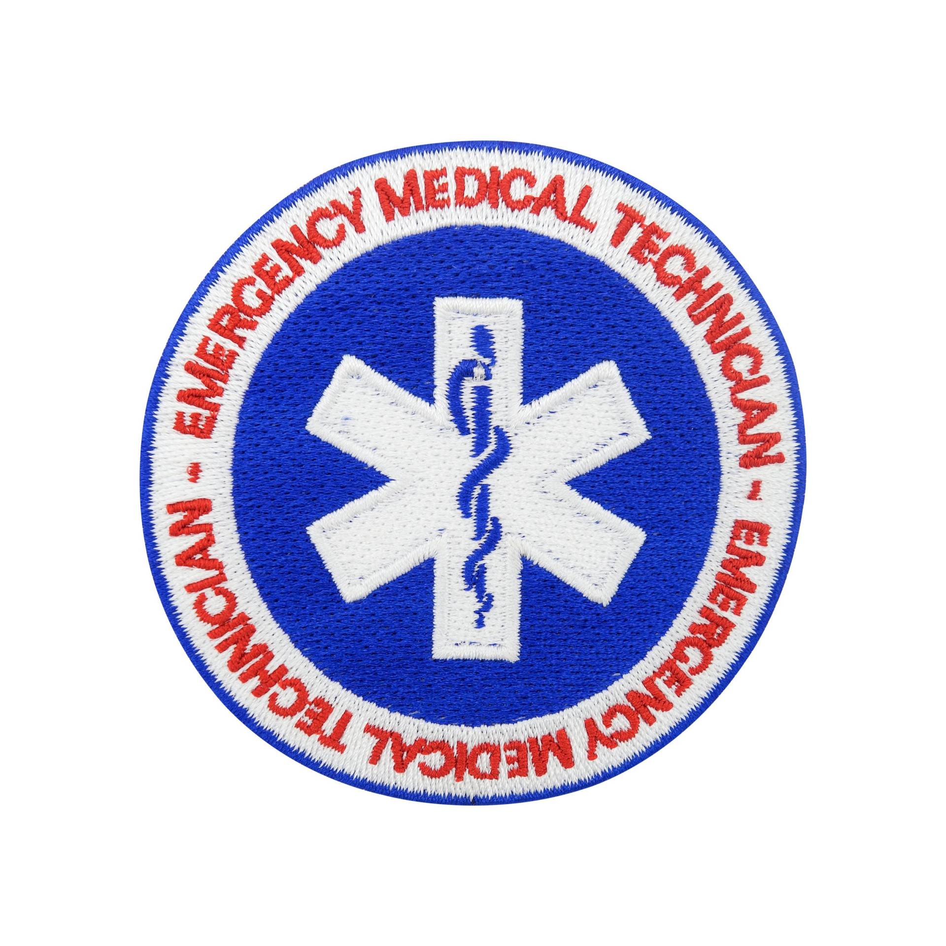 Aufnäher Runder Emergency Medical Technician Patch Zum Aufbügeln | Medic Kreuz Patches, Sanitäter Bügelbild, Militär Bügelpatch Finally Home von FinallyHomeDesign