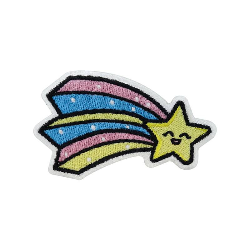 Aufnäher Süßer Sternschnuppen Patch Zum Aufbügeln | Stern Patches, Sterne Bügelflicken, Nacht Jeansjacke Flicken, Sonne Mond Finally Home von FinallyHomeDesign