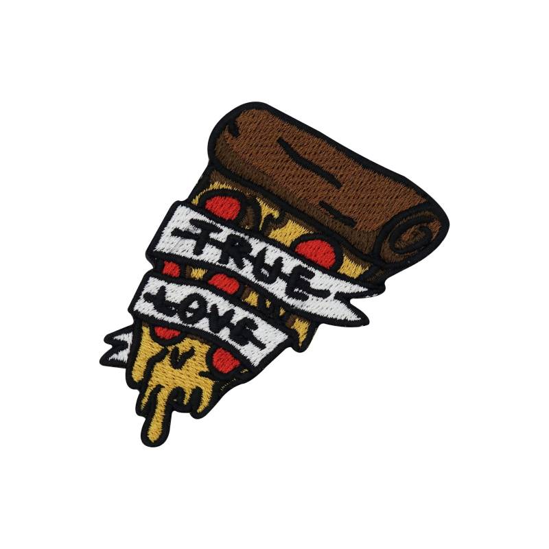 Aufnäher True Love Pizza Stück Patch Zum Aufbügeln | Fast Food Käse Patches, Essen Bügelflicken, Pizzahut Flicken, Usa Amerika Finally Home von FinallyHomeDesign