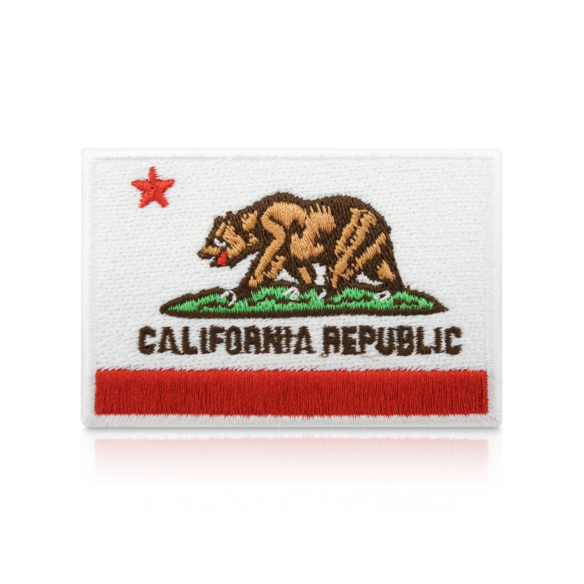 Kalifornien Flagge Patch Zum Aufbügeln | California Republik Flag Patches, Usa Fahne Bügelbild, Amerika Aufbügler, Us Aufnäher Finally Home von FinallyHomeDesign