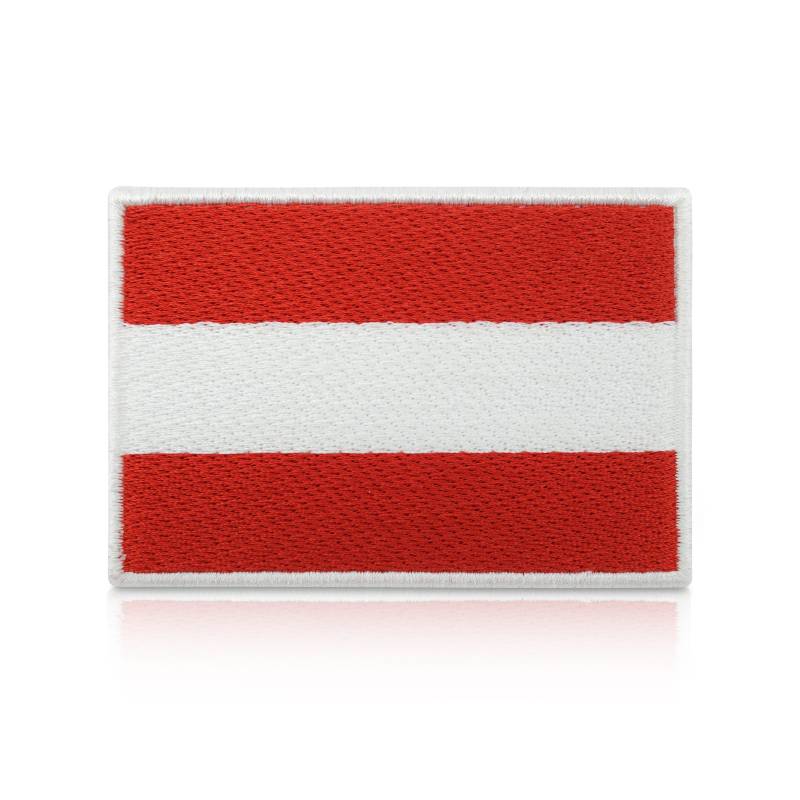 Patch Mit Haftverschluss Österreich Flagge | Austrian Flag Klettpatches, Fahne Wappen Patches, Tactical Airsoft Tirol Klettpatch von FinallyHomeDesign
