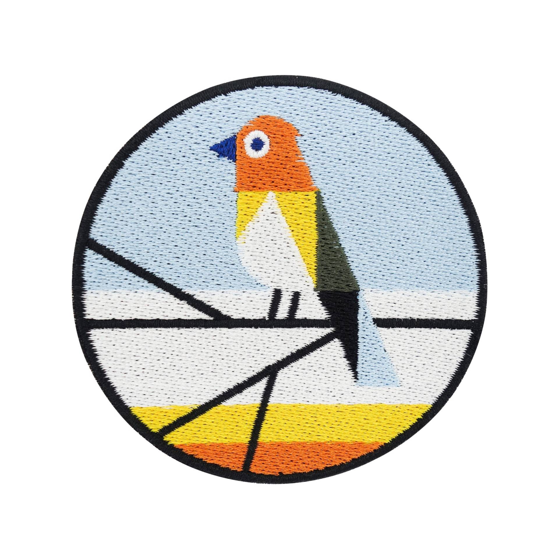 Patch Zum Aufbügeln - Bunter Vogel | Natur Aufnäher Patch, Vögel Aufbügelbilder, Bunte Tier Bügel Patches, Origami Bügelbild von FinallyHomeDesign