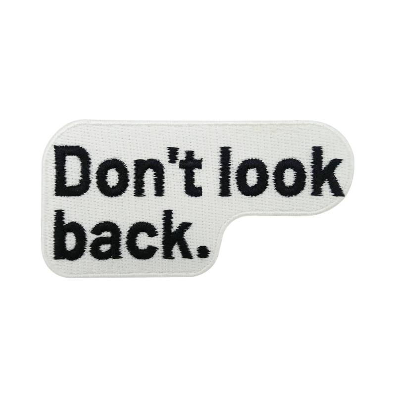 Patch Zum Aufbügeln - Dont Look Back | Spruch Patches, Meme Bügelbild, Süße Aufbügler, Coole Aufnäher, Spruchpatch Jeansjacke Finally Home von FinallyHomeDesign