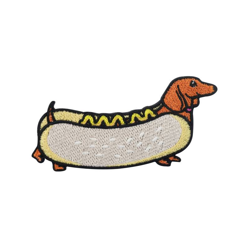 Patch Zum Aufbügeln Hot Dog | Lustige Hunde Patches, Witzige Bügelbild, Hund Flicken, Fast Food Aufbügler, Dackel Aufnäher Finally Home von FinallyHomeDesign