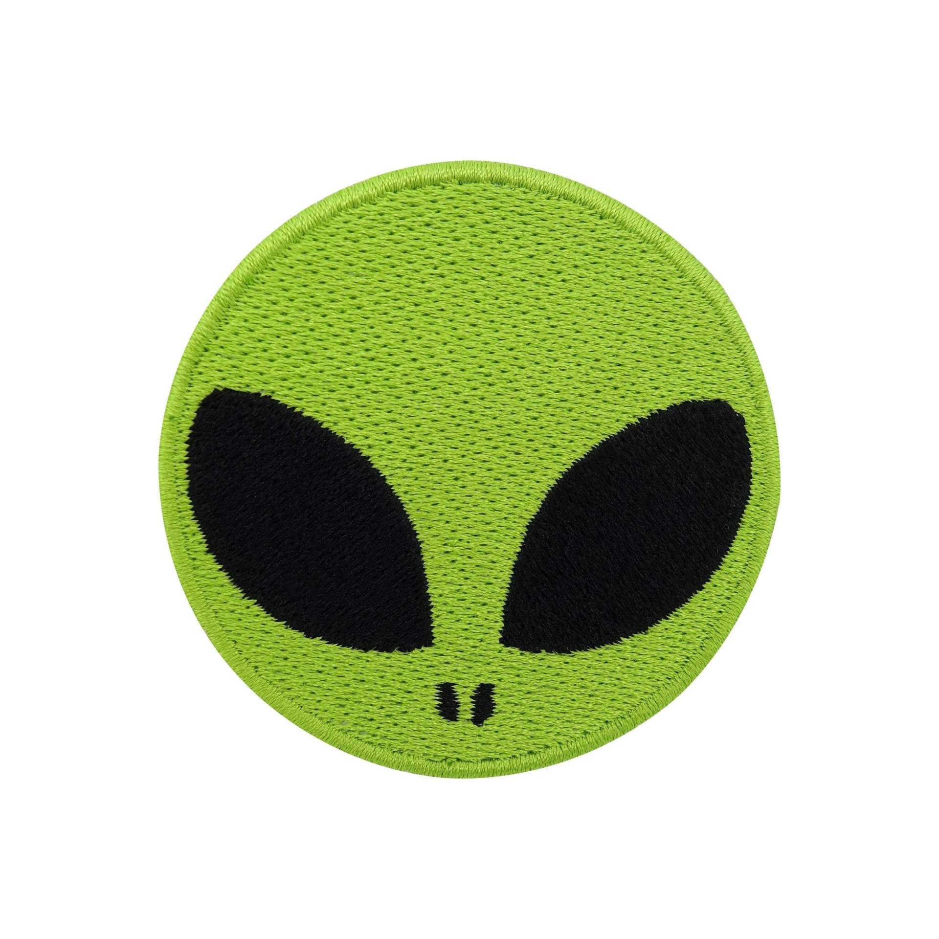 Patch Zum Aufbügeln Kleiner Runde Alien Kopf Ufo Patches, Weltraum Bügelpatch, Aufbügler, Bügelbild, Nasa Aufnäher Aufnähen Finally Home von FinallyHomeDesign