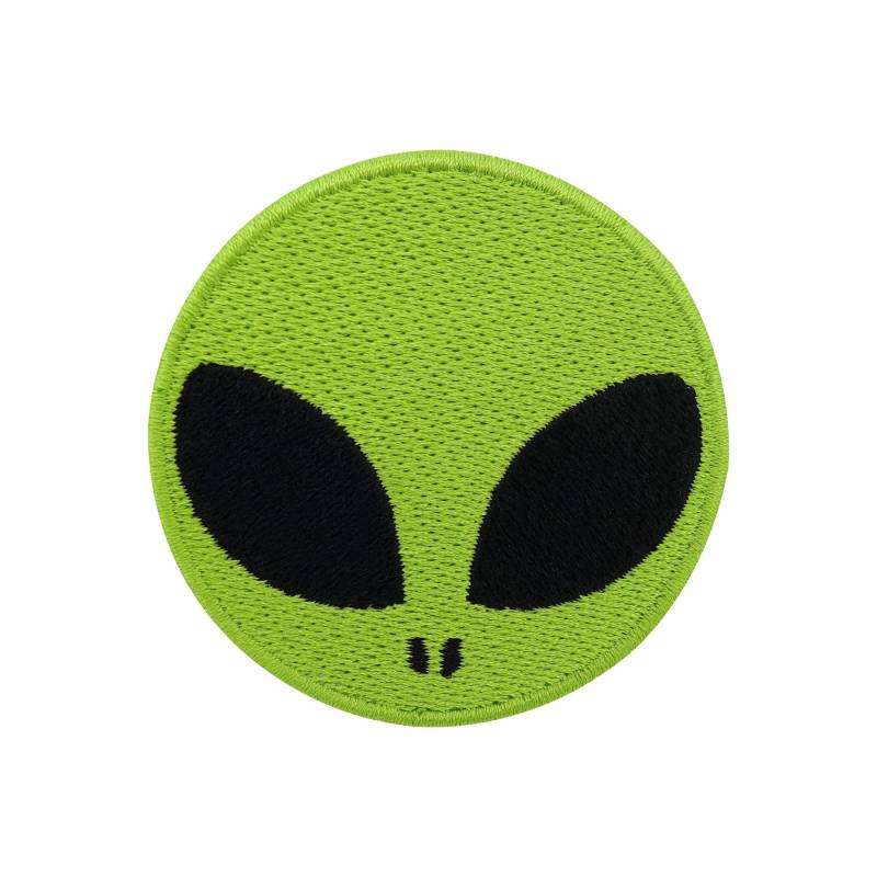 Patch Zum Aufbügeln Kleiner Runde Alien Kopf Ufo Patches, Weltraum Bügelpatch, Aufbügler, Bügelbild, Nasa Aufnäher Aufnähen Finally Home von FinallyHomeDesign