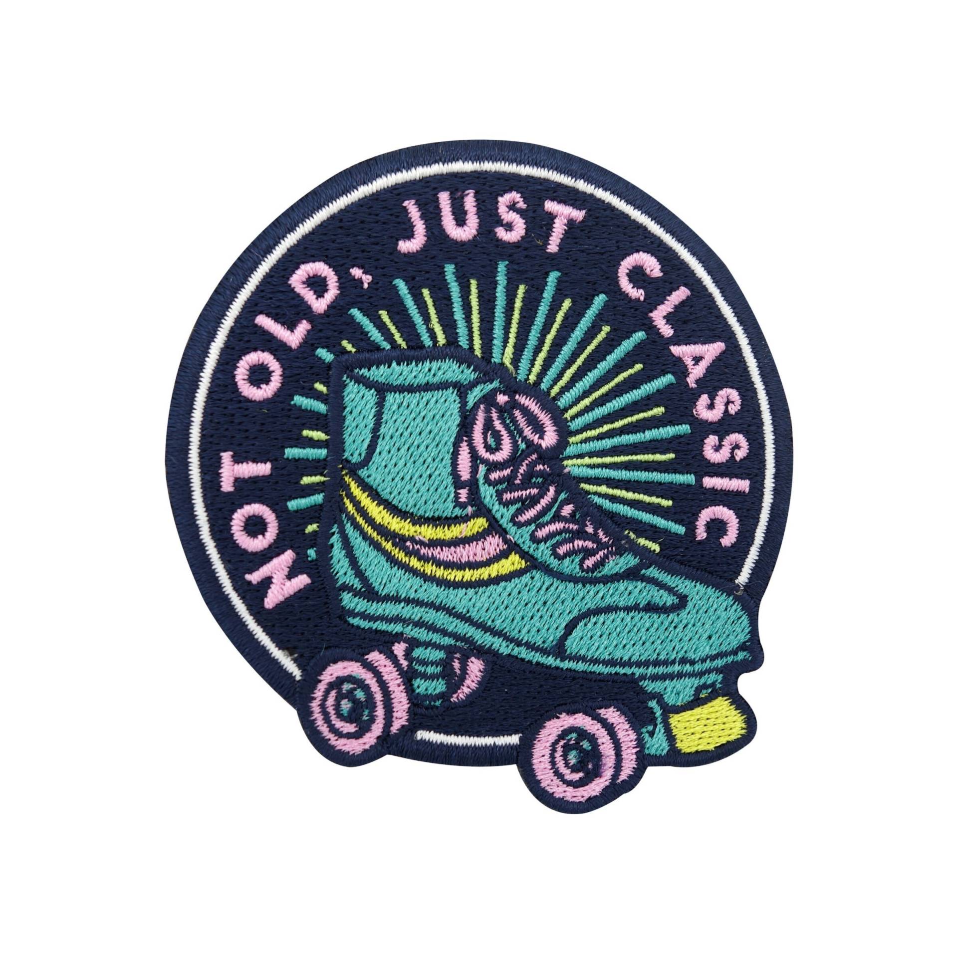 Patch Zum Aufbügeln Not Old, Just Classic Rollschuhe | Retro Patches, Vintage Bügelbild Flicken, Skate Aufbügler, Neon Aufnäher Finally Home von FinallyHomeDesign