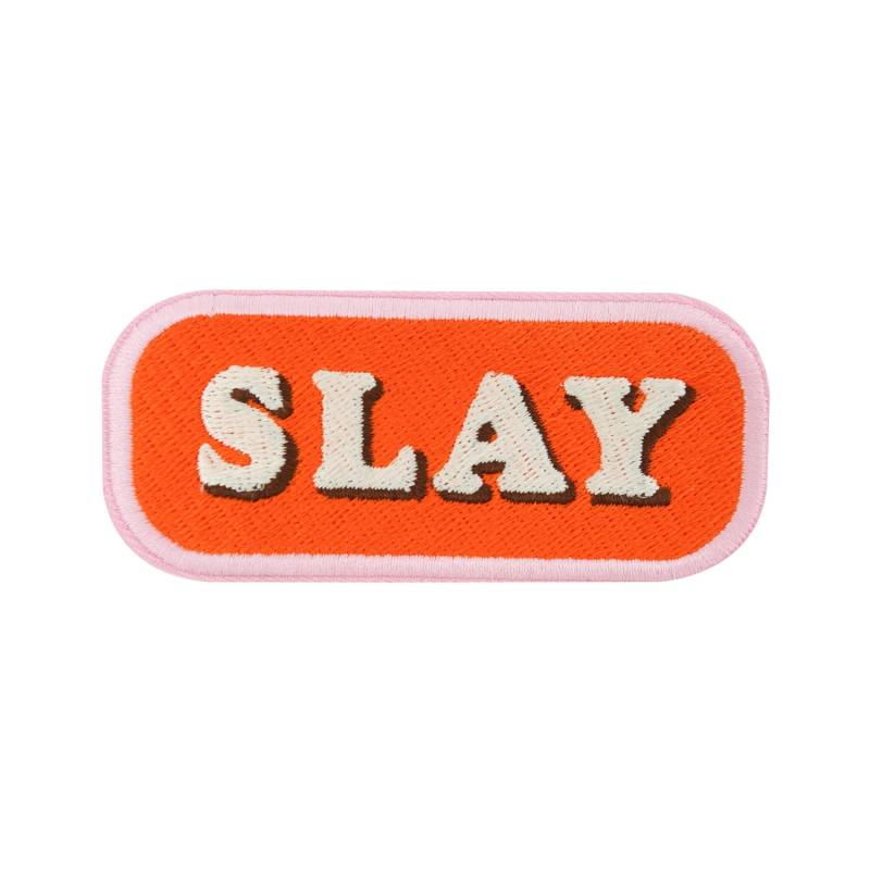 Patch Zum Aufbügeln - Retro Slay | Spruch Patches Vintage Aufbügler Coole Aufnäher von FinallyHomeDesign