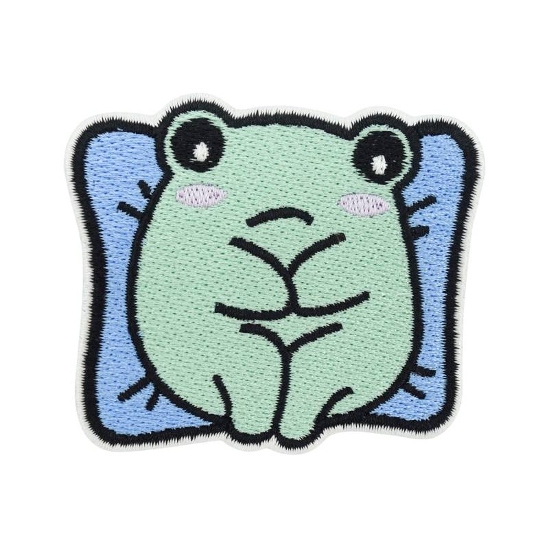 Patch Zum Aufbügeln - Sorgen Frosch | Sad Aufnäher Patch, Frog Meme Bügelbild, Cute Flicken von FinallyHomeDesign