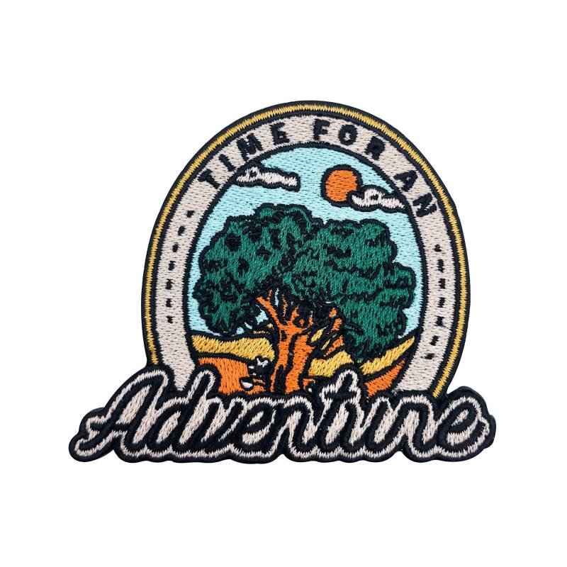 Patch Zum Aufbügeln - Time For An Adventure | Wandern Patches, Berg Flicken, Wald Aufbügler, Camping Aufnäher, Baum Bügelpatch Finally Home von FinallyHomeDesign