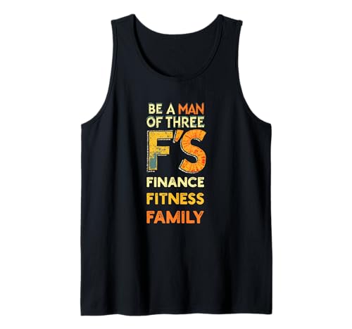 Man of 3 F's Finance Fitness Familie Minimalismus Tank Top Man of 3 F's Finance Fitness Familie Minimalismus Tank Top von Finance Hustle