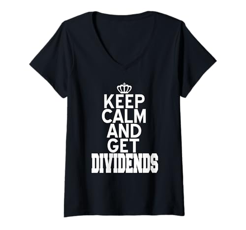 Damen Geldregen Statt Stress Passives Einkommen Humor T-Shirt mit V-Ausschnitt Damen Geldregen Statt Stress Passives Einkommen Humor T-Shirt mit V-Ausschnitt von Finanzielle Freiheit Investoren Gruppe