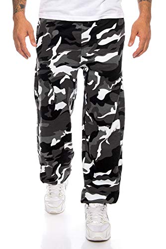 Finchman 31S2 F1050 Herren Jogginghose Baggysweat Camo Grey Gr. S von Finchman