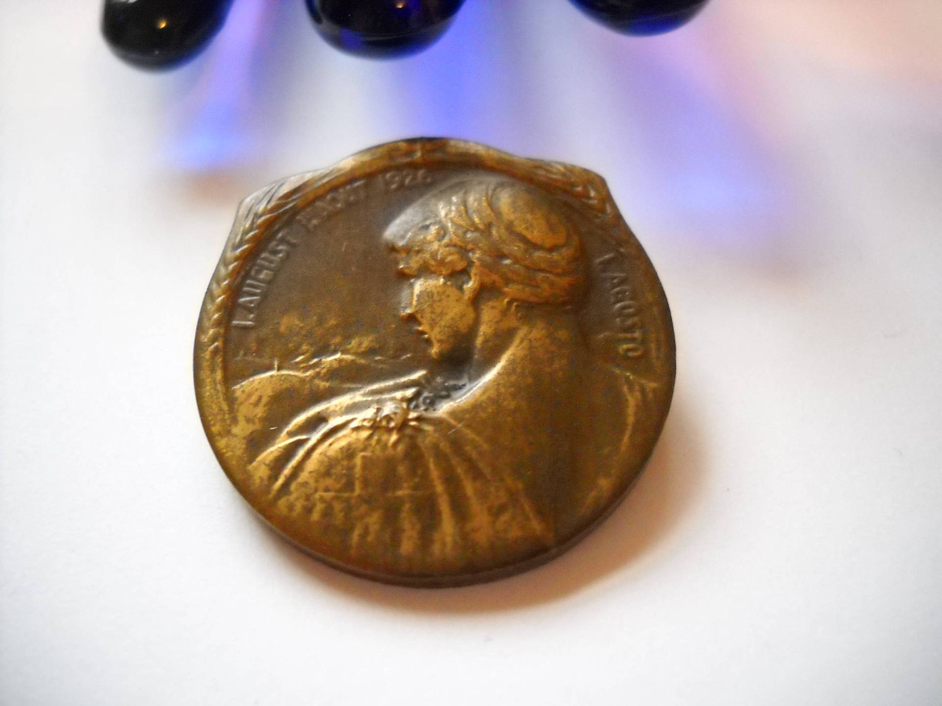 Huguenin Locle Pin Brosche Gedenk Pin Nationaltag Der Schweiz I.august I.aout 1926 I.agosto Statement Art Deco von FindCharlotte