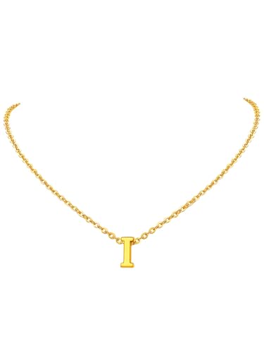 FindChic Beste Freundschaftskette Buchstabe Halskette I Tiny Buchstabenkette von FindChic