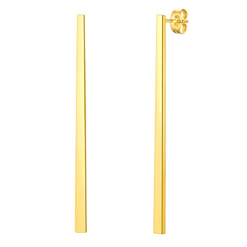 FindChic Damen Bar Baumeln Ohrringe gold Fashion Ohrringe Geometrie Bar Hängeohrringe Ohrringe mit Geschenkebox für Freundin Mama von FindChic