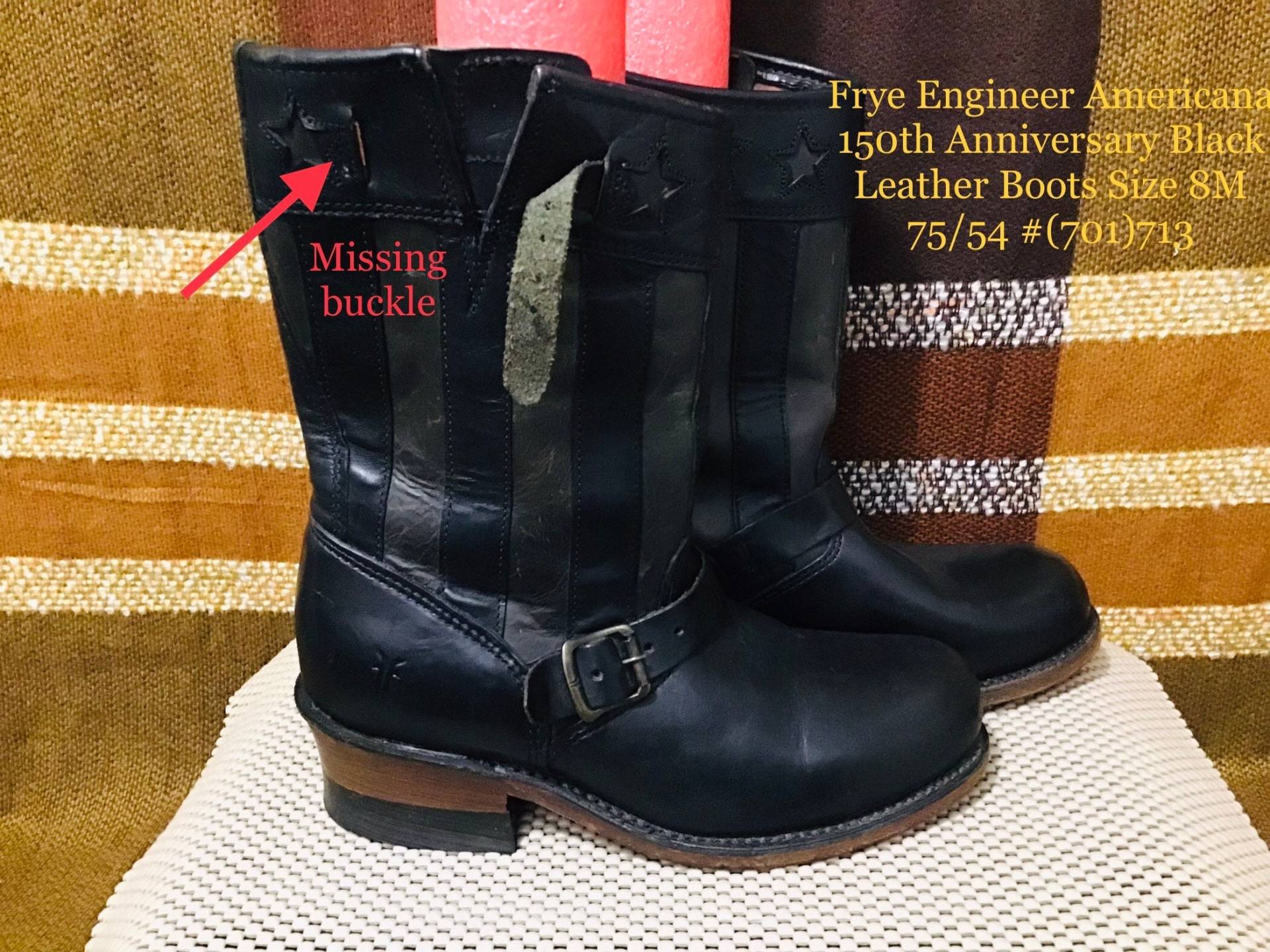 Frye Boots Usa 150Th Jubiläum Engineer Size 8 M Distressed Leather Frye Boots Usa 150Th Jubiläum Engineer Size 8 M Distressed Leather von FindTheHappy7
