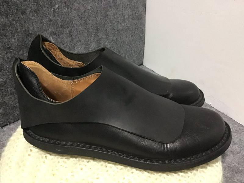 Trippen Germany Herren Kleid Schwarz Leder Slip On Schuhe Mit Magnetverschluss Eu 39 von FindTheHappy7