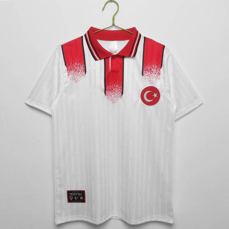 Türkei 1996 Jersey Erwachsene Benutzerdefiniert Alle Größen | Fußball Trikot Truthahn-Shirt Fussball von FindYourJersey