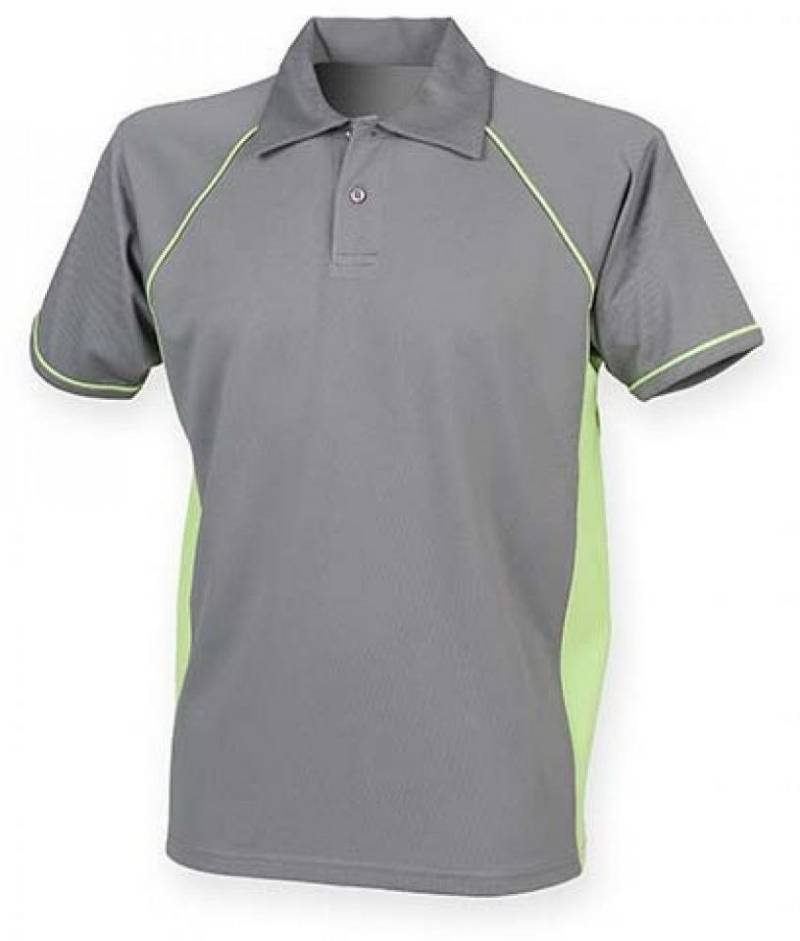 Finden+Hales Poloshirt Herren Piped Performance Polo / Coolplus®-Polyester von Finden+Hales