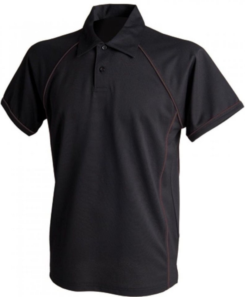 Finden+Hales Poloshirt Herren Piped Performance Polo / Coolplus®-Polyester von Finden+Hales